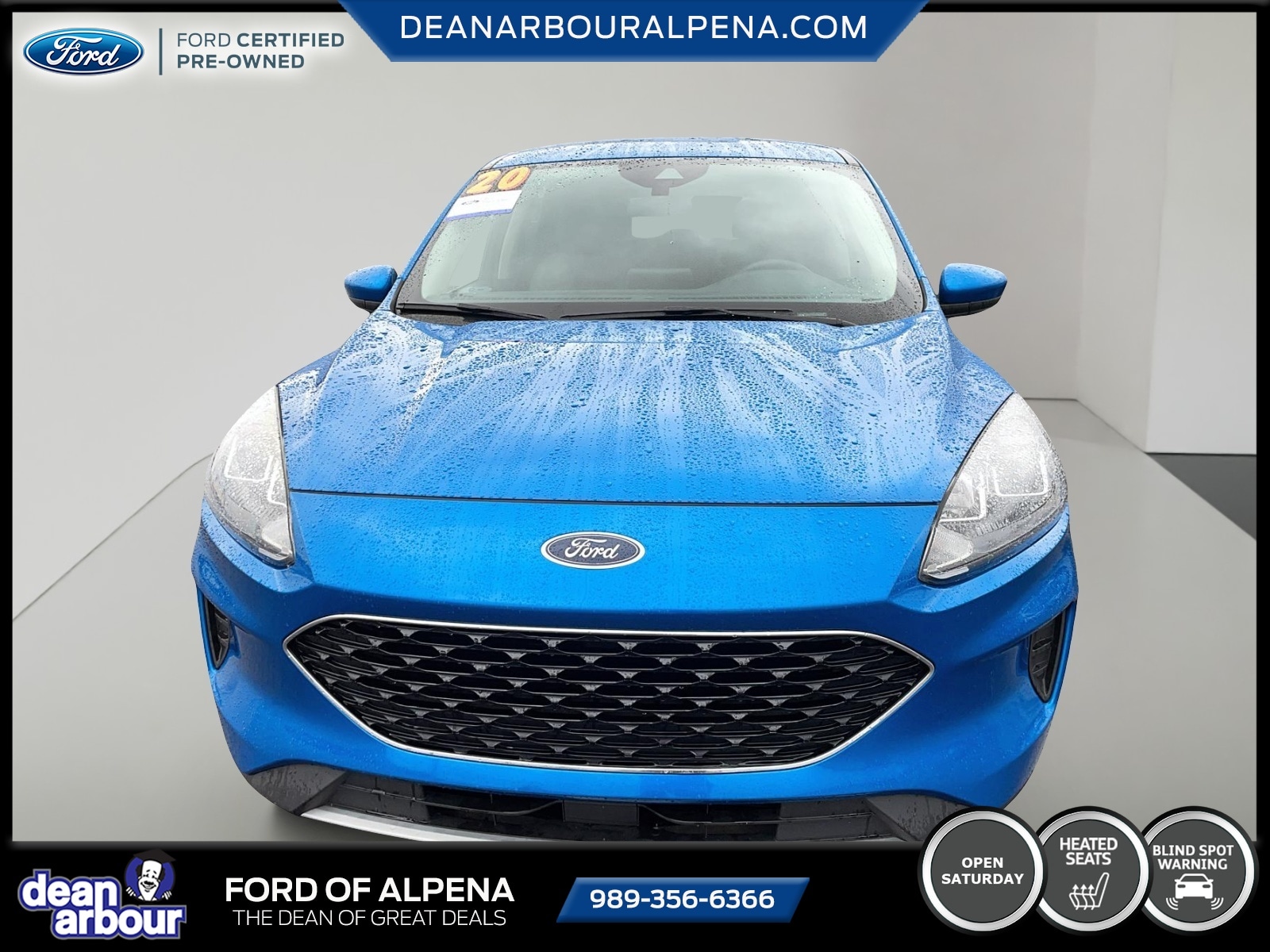 Certified 2020 Ford Escape SE with VIN 1FMCU9G61LUB78220 for sale in Alpena, MI
