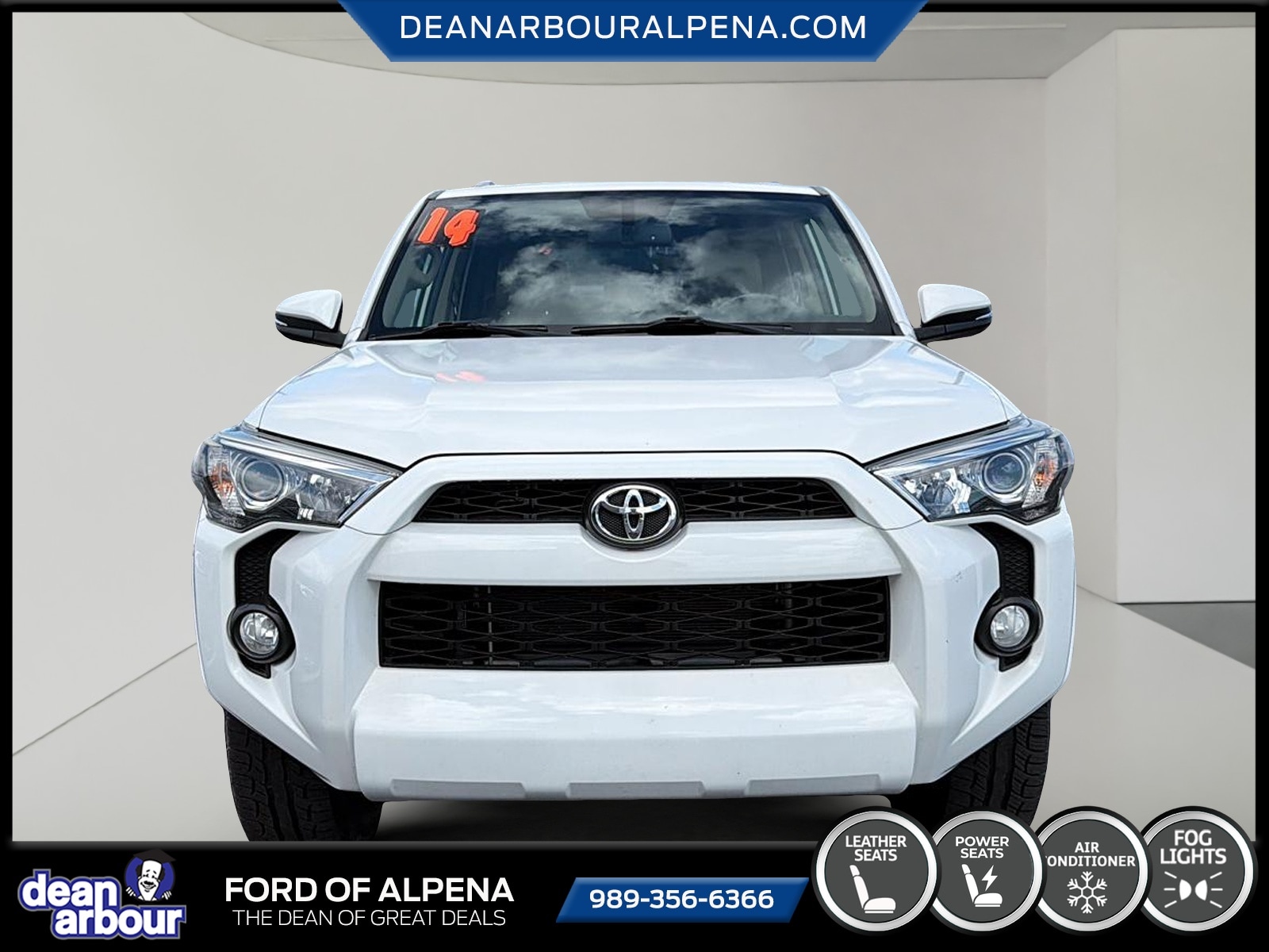Used 2014 Toyota 4Runner SR5 with VIN JTEBU5JR1E5166329 for sale in Alpena, MI