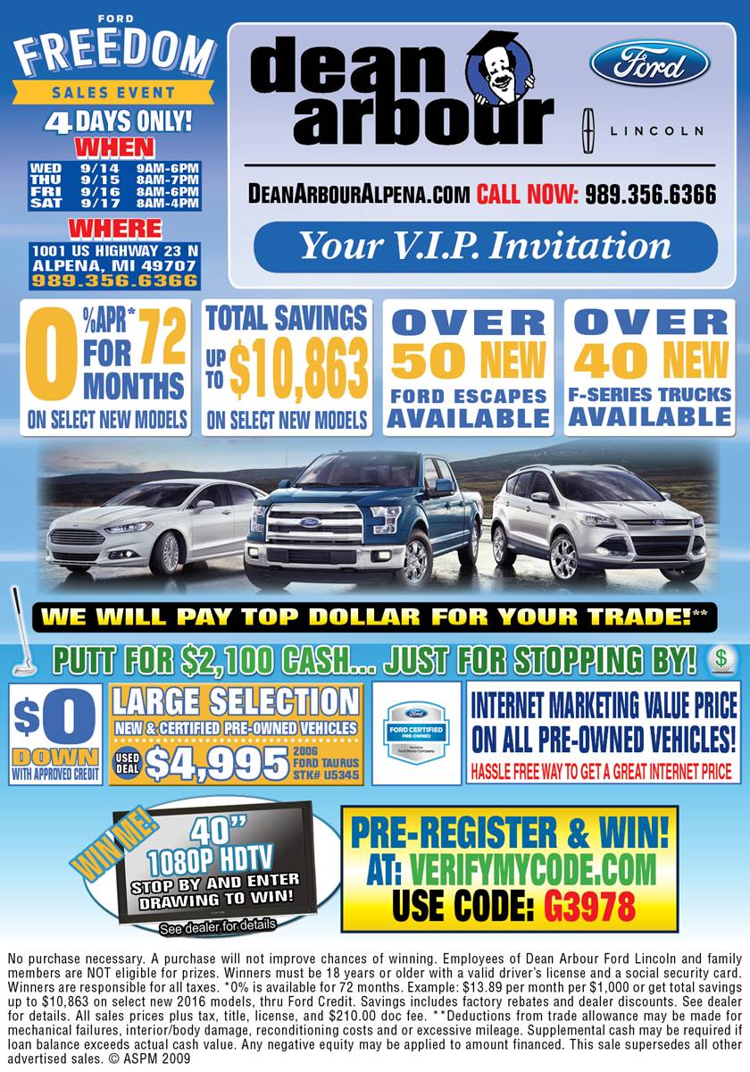 Sales Event Dean Arbour Ford Lincoln