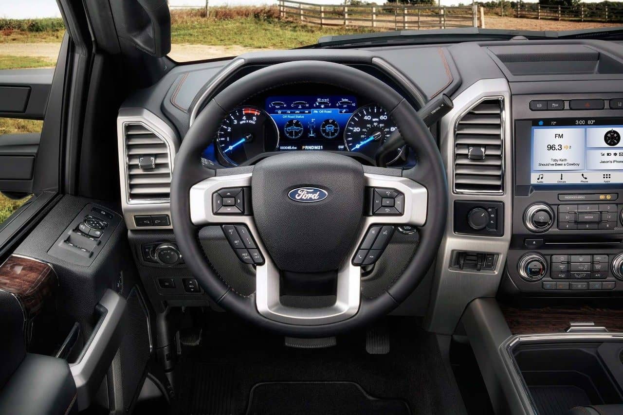 2018 Ford F-350 dashboard