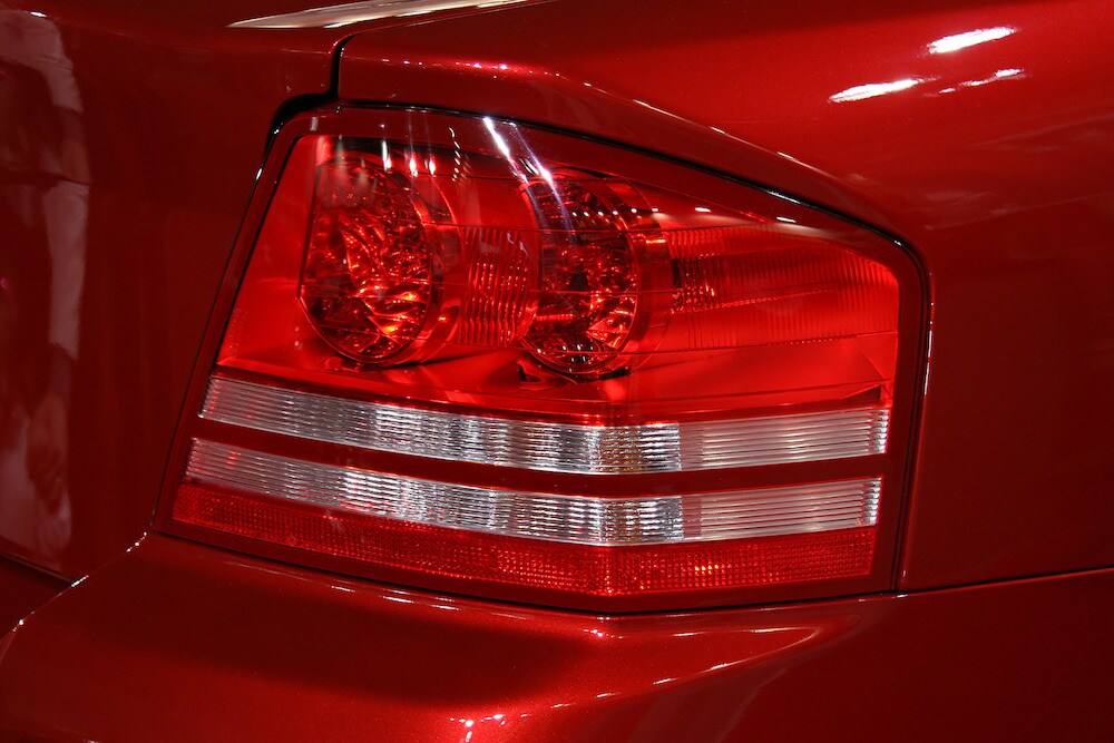 Brake Light on Red Car