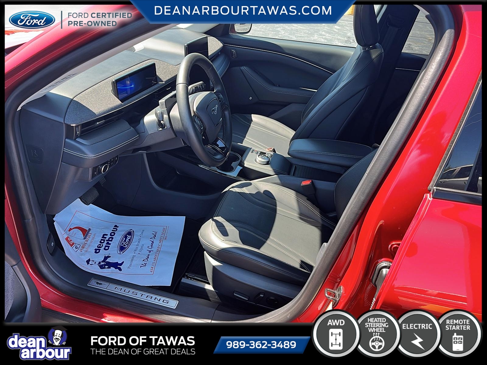 Used 2022 Ford Mustang Mach-E Premium AWD with VIN 3FMTK3SU3NMA15665 for sale in Tawas City, MI