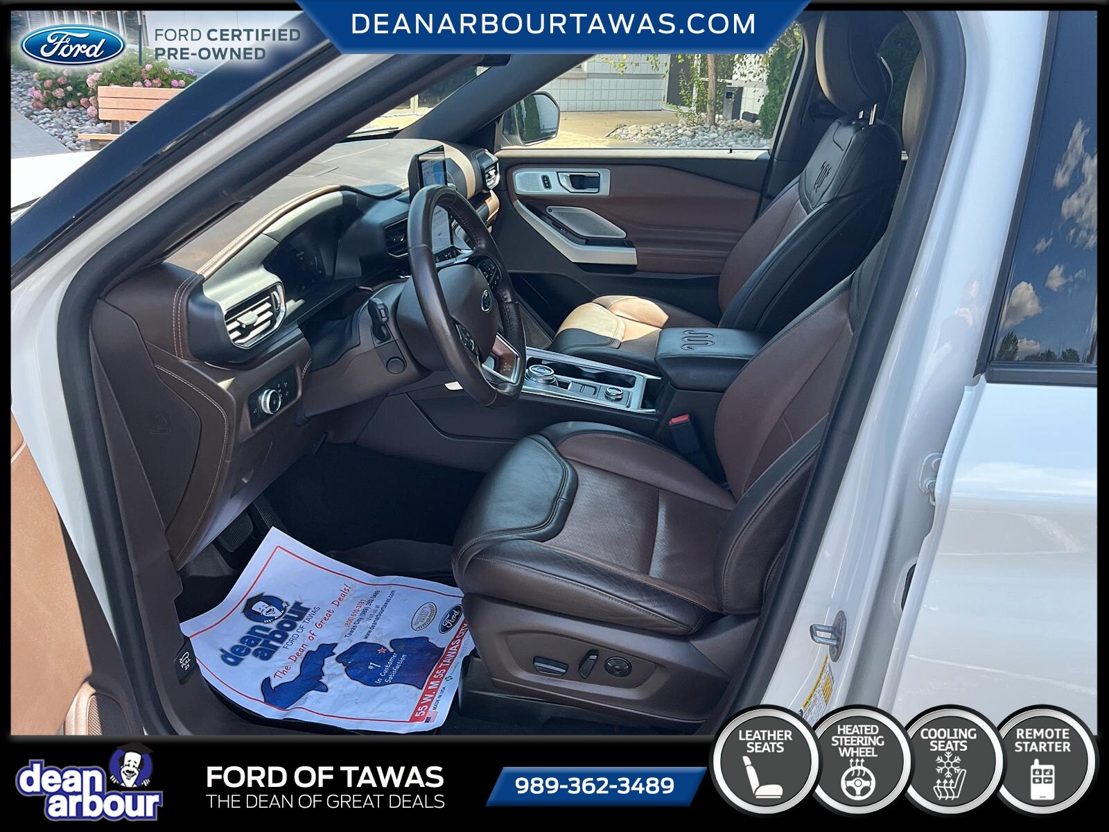 Certified 2022 Ford Explorer King Ranch with VIN 1FM5K8LCXNGA99036 for sale in Tawas City, MI