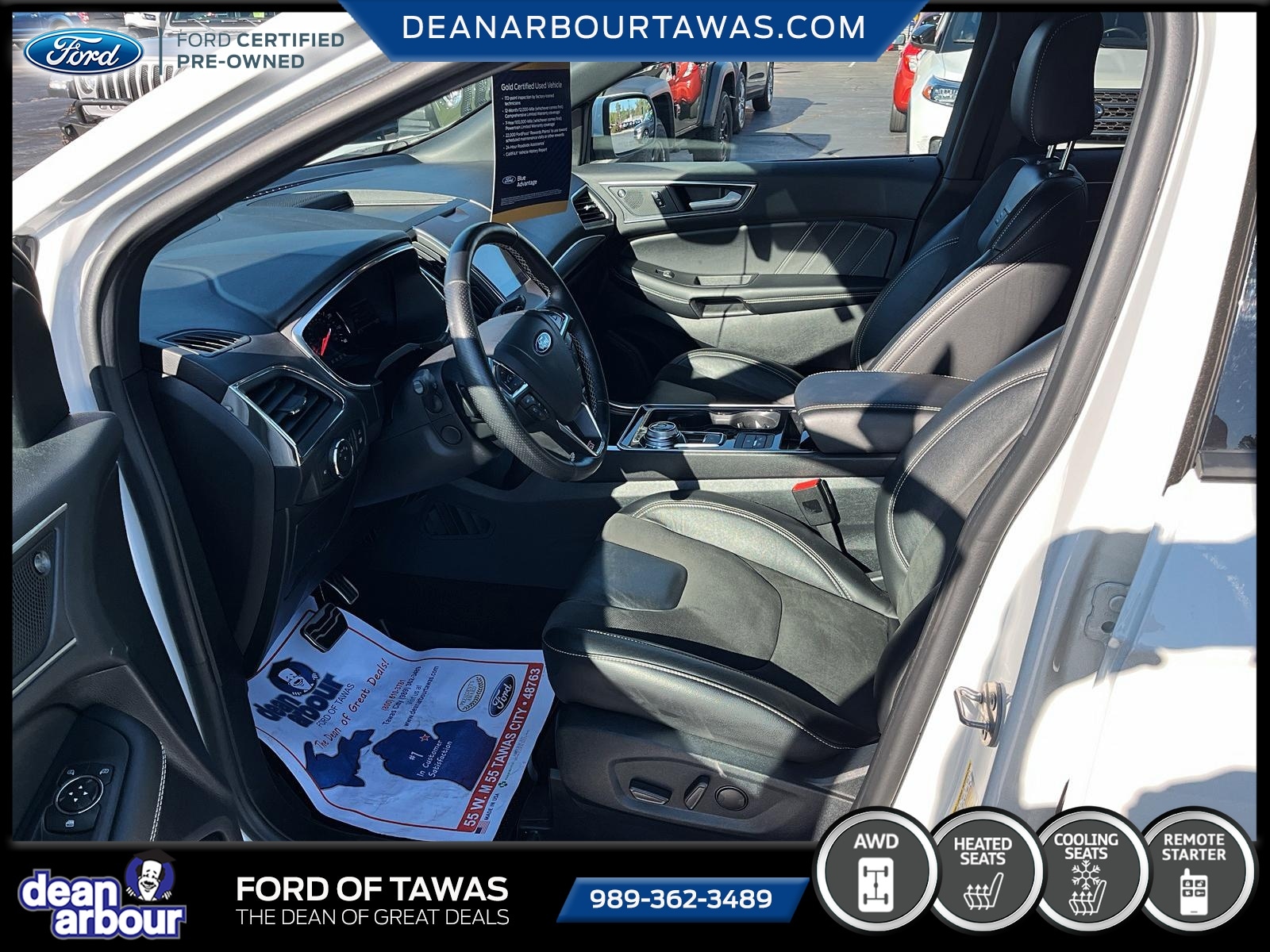 Certified 2020 Ford Edge ST with VIN 2FMPK4AP8LBB64090 for sale in Tawas City, MI