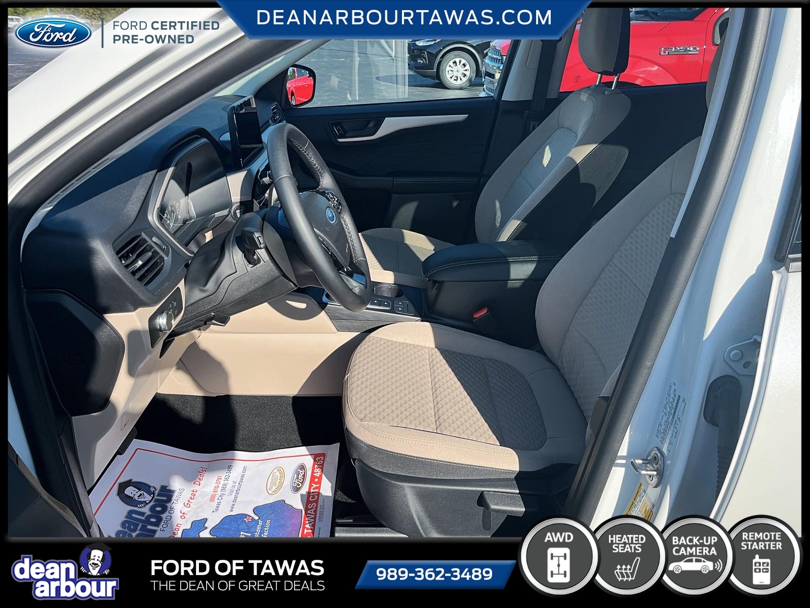 Used 2022 Ford Escape SE with VIN 1FMCU9G68NUB22858 for sale in Tawas City, MI