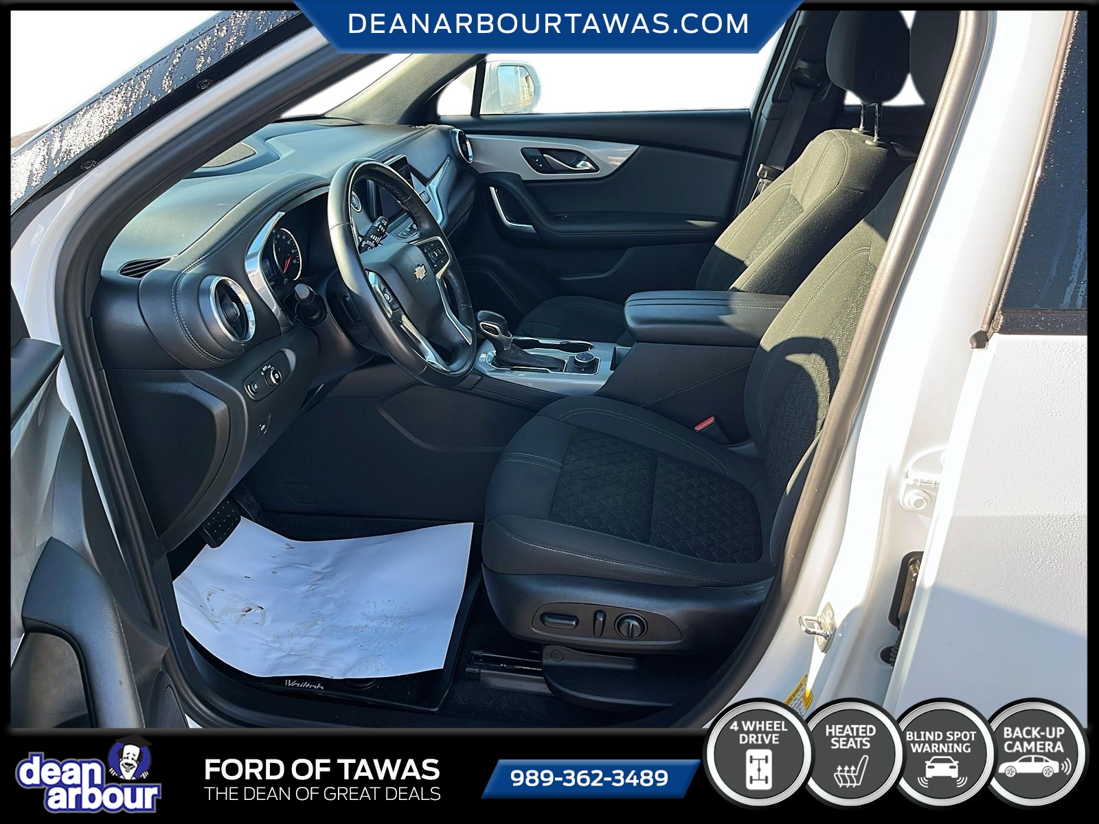 Used 2019 Chevrolet Blazer 2LT with VIN 3GNKBGRS0KS661675 for sale in Tawas City, MI