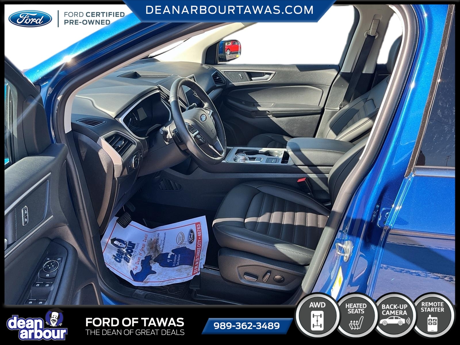 Certified 2021 Ford Edge SEL with VIN 2FMPK4J91MBA03308 for sale in Tawas City, MI