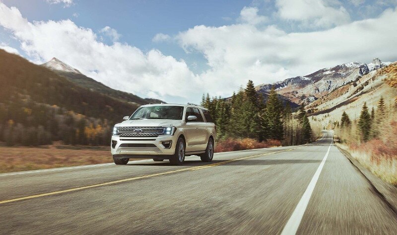 2018 Ford Expedition Platinum on road
