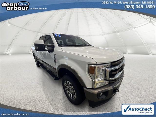 Used 2021 Ford F-250 Super Duty King Ranch with VIN 1FT7W2BTXMED42533 for sale in West Branch, MI