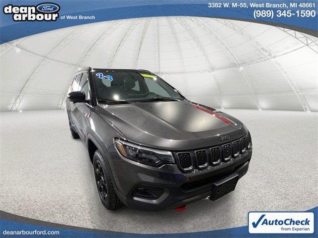 Used 2023 Jeep Compass Trailhawk Elite with VIN 3C4NJDDN4PT541663 for sale in West Branch, MI