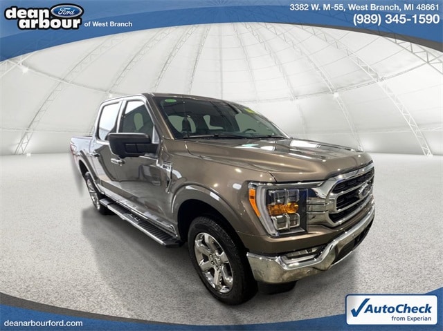 Certified 2023 Ford F-150 XLT with VIN 1FTEW1EP3PFC85669 for sale in West Branch, MI