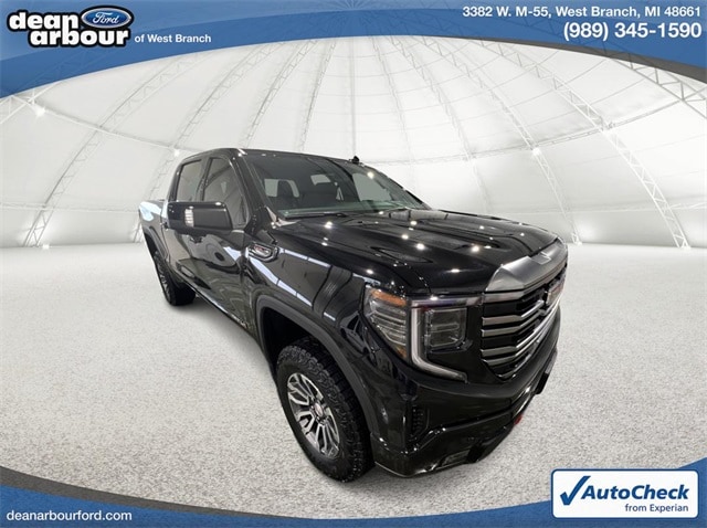 Used 2023 GMC Sierra 1500 AT4 with VIN 1GTUUEEL4PZ289234 for sale in West Branch, MI