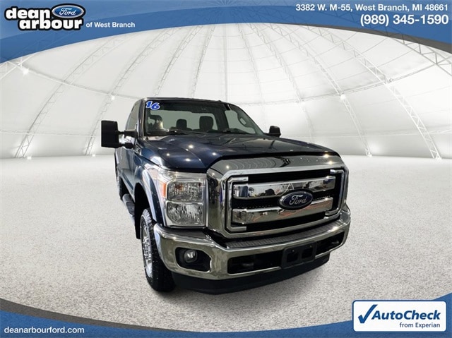 Used 2016 Ford F-250 Super Duty XLT with VIN 1FTBF2B62GEA46561 for sale in West Branch, MI