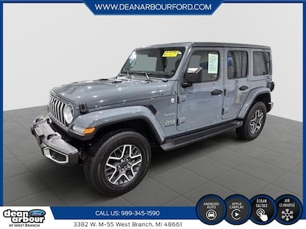Featured Used 2024 Jeep Wrangler Sahara SUV for Sale in West Branch, MI