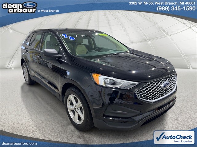 Used 2024 Ford Edge SE with VIN 2FMPK4G94RBA35569 for sale in West Branch, MI