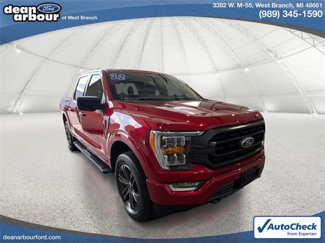 Used 2022 Ford F-150 XLT with VIN 1FTEW1EPXNFB50783 for sale in West Branch, MI