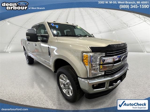 Used 2017 Ford F-250 Super Duty Lariat with VIN 1FT7W2BTXHEE76951 for sale in West Branch, MI