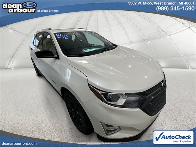 Used 2020 Chevrolet Equinox LT with VIN 2GNAXUEV7L6120859 for sale in West Branch, MI