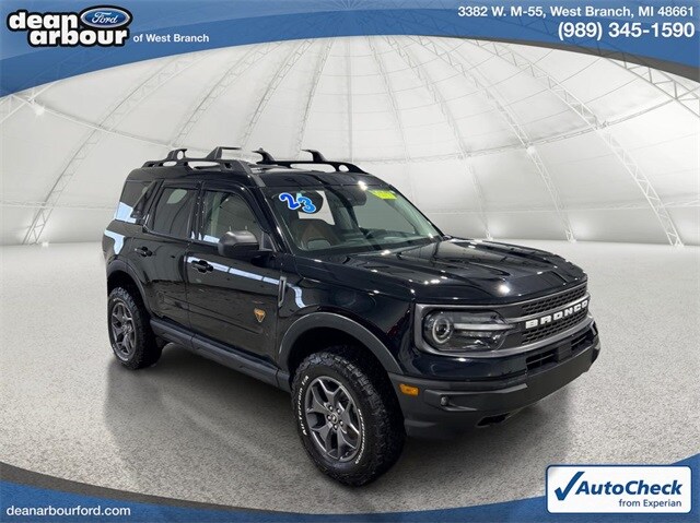 Used 2023 Ford Bronco Sport Badlands with VIN 3FMCR9D92PRD34553 for sale in West Branch, MI