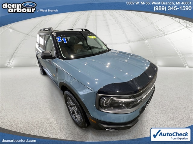 Used 2021 Ford Bronco Sport Badlands with VIN 3FMCR9D92MRA88003 for sale in West Branch, MI