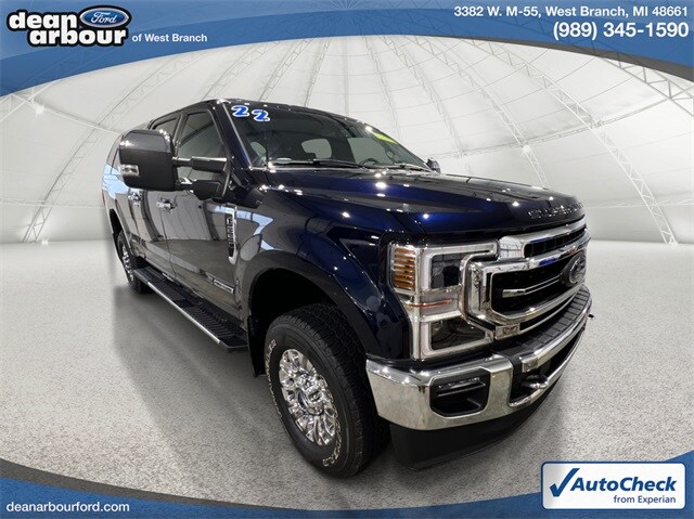 Used 2022 Ford F-250 Super Duty Lariat with VIN 1FT8W2BT0NED87115 for sale in West Branch, MI
