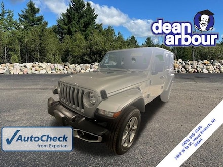 Featured Used 2023 Jeep Wrangler Sahara SUV for Sale in West Branch, MI