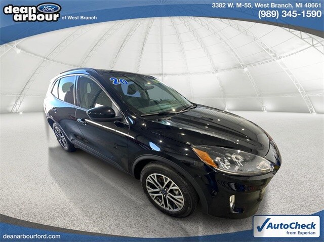 Used 2020 Ford Escape SEL with VIN 1FMCU9H68LUB78150 for sale in West Branch, MI