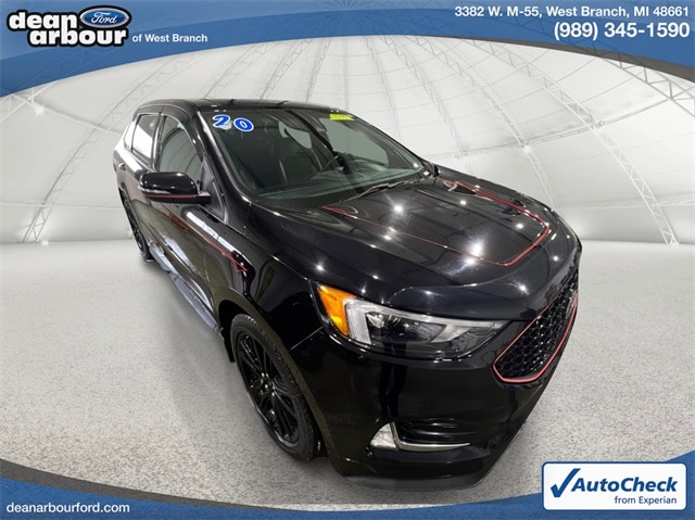 Used 2020 Ford Edge SEL with VIN 2FMPK4J92LBB67102 for sale in West Branch, MI