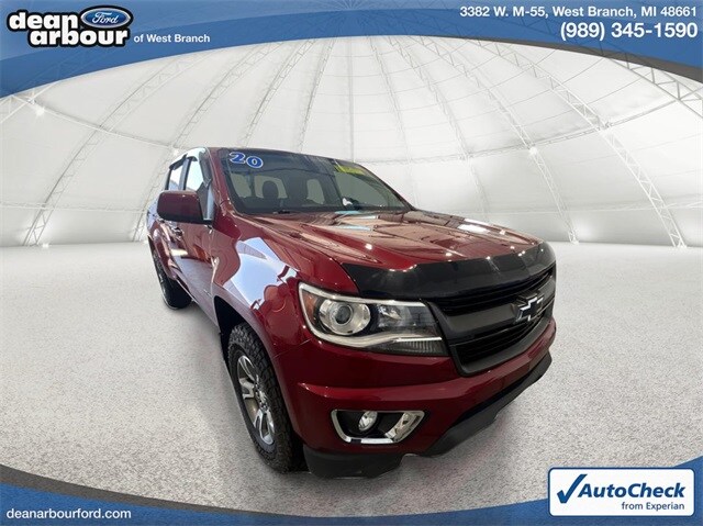 Used 2020 Chevrolet Colorado Z71 with VIN 1GCGTDEN4L1100747 for sale in West Branch, MI