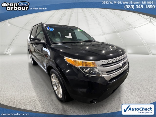 Used 2015 Ford Explorer XLT with VIN 1FM5K8D84FGA92594 for sale in West Branch, MI