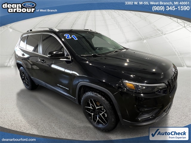 Used 2021 Jeep Cherokee Latitude Lux with VIN 1C4PJMMX0MD159271 for sale in West Branch, MI