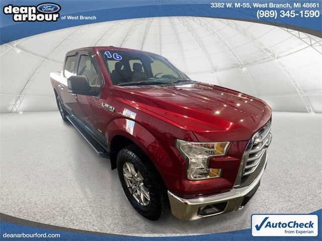 Used 2016 Ford F-150 XLT with VIN 1FTEW1EG3GFB10466 for sale in West Branch, MI