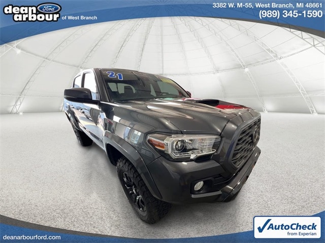 Used 2021 Toyota Tacoma TRD Sport with VIN 3TMCZ5AN5MM397170 for sale in West Branch, MI