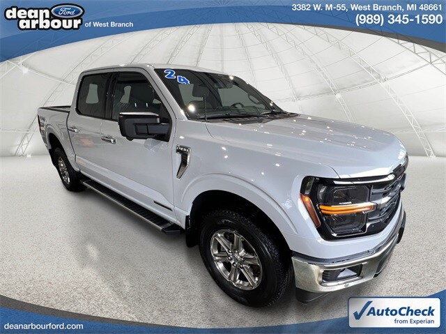 Used 2024 Ford F-150 XLT with VIN 1FTFW3LD0RFA16184 for sale in West Branch, MI