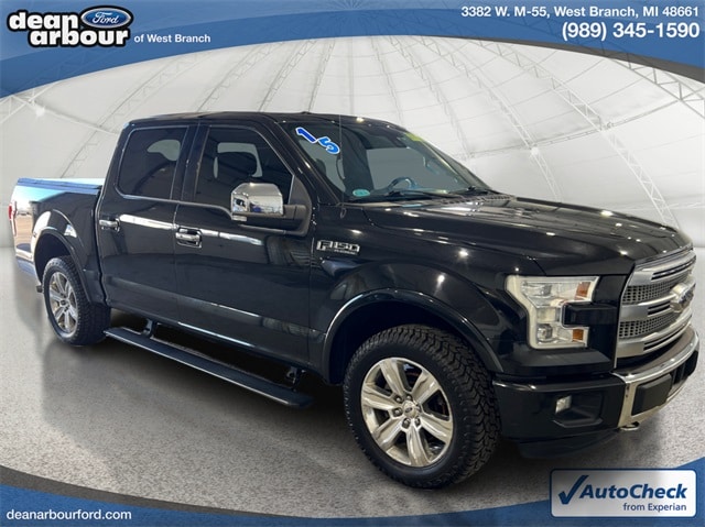 Used 2015 Ford F-150 Platinum with VIN 1FTEW1EF3FFB44526 for sale in West Branch, MI