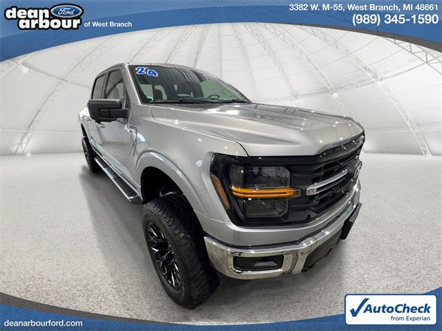 Used 2024 Ford F-150 XLT with VIN 1FTFW3L55RKD73036 for sale in West Branch, MI