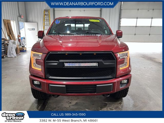 Used 2016 Ford F-150 Lariat with VIN 1FTEW1EF7GFB52050 for sale in West Branch, MI