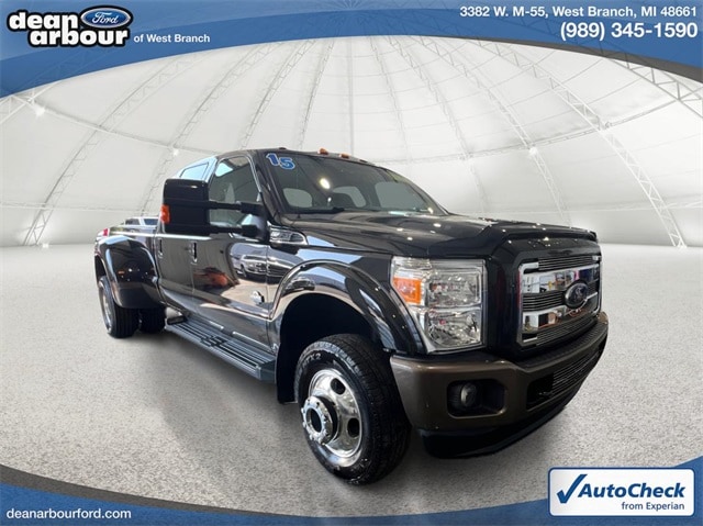 Used 2015 Ford F-350 Super Duty Lariat with VIN 1FT8W3DT5FEC32368 for sale in West Branch, MI