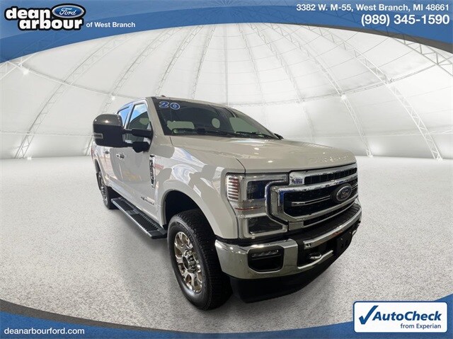 Used 2020 Ford F-350 Super Duty Lariat with VIN 1FT8W3BT6LED58155 for sale in West Branch, MI