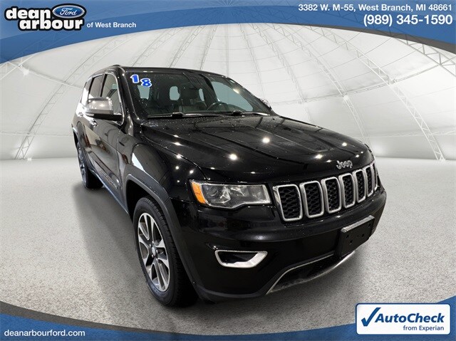 Used 2018 Jeep Grand Cherokee Limited with VIN 1C4RJFBG0JC324373 for sale in West Branch, MI