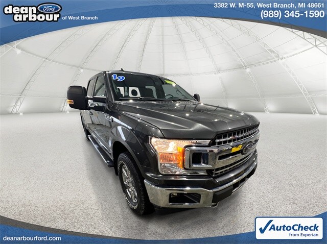Used 2019 Ford F-150 XLT with VIN 1FTFW1E43KFB06548 for sale in West Branch, MI