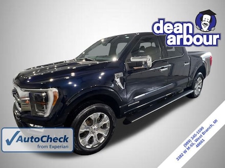 Featured Used 2021 Ford F-150 Platinum Truck for Sale in West Branch, MI