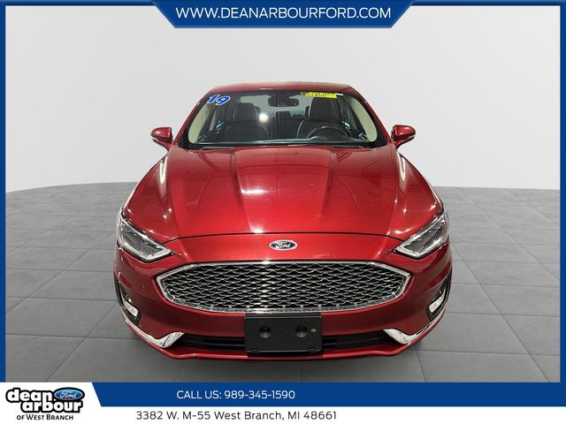 Used 2019 Ford Fusion Titanium with VIN 3FA6P0K92KR194931 for sale in West Branch, MI