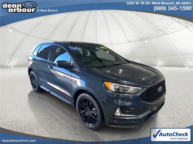 Used 2023 Ford Edge ST-Line with VIN 2FMPK4J98PBA05030 for sale in West Branch, MI