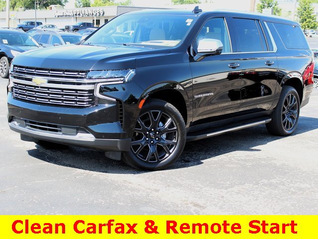 Used 2023 Chevrolet Suburban Premier with VIN 1GNSKFKT9PR282746 for sale in Ballwin, MO