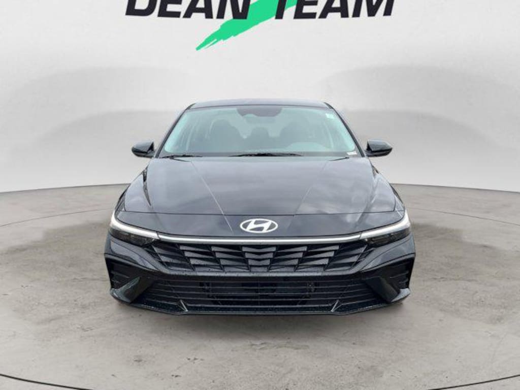 New 2026 Hyundai Elantra Hybrid Blue Sedan