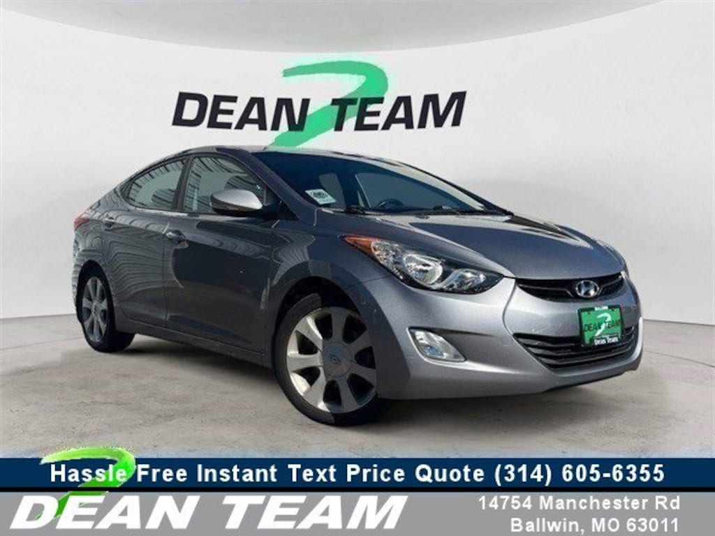 Used 2013 Hyundai Elantra Limited Sedan