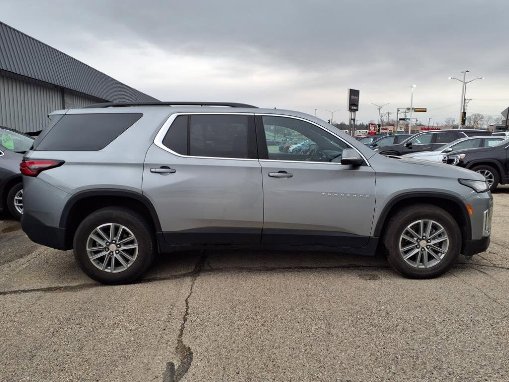 Certified 2023 Chevrolet Traverse 3LT with VIN 1GNEVHKWXPJ235606 for sale in Monroe, WI