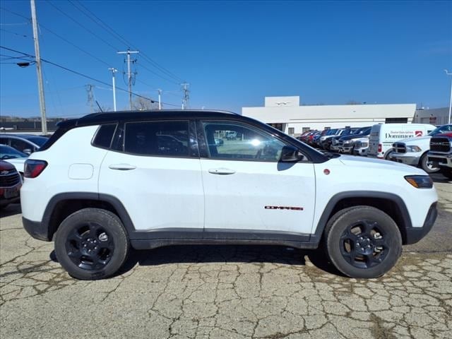 Used 2023 Jeep Compass Trailhawk with VIN 3C4NJDDN8PT527975 for sale in Monroe, WI