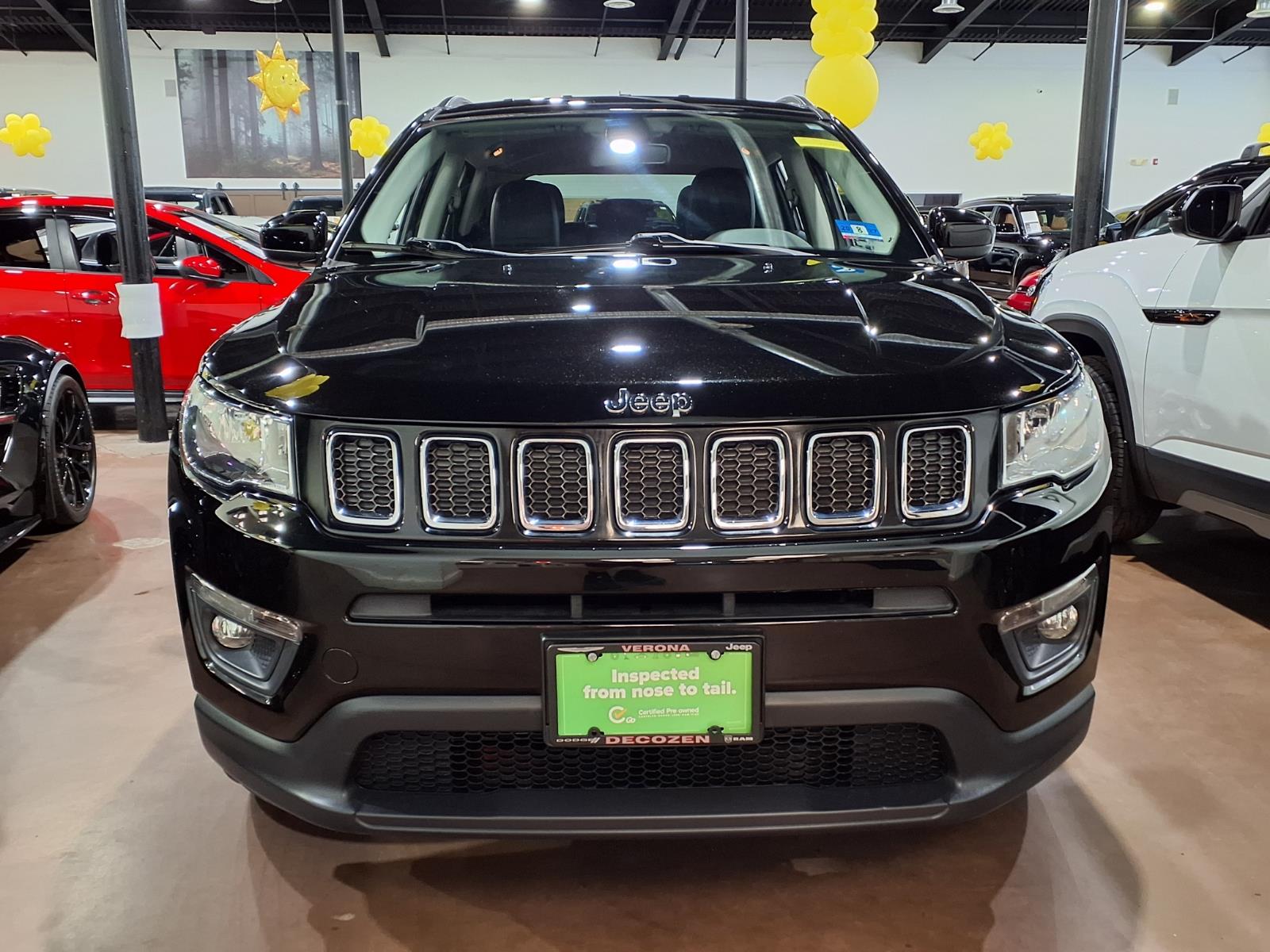 Certified 2020 Jeep Compass Latitude with VIN 3C4NJDBB0LT155227 for sale in Verona, NJ